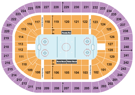 MVP Arena NCAA Tournament Seating Chart